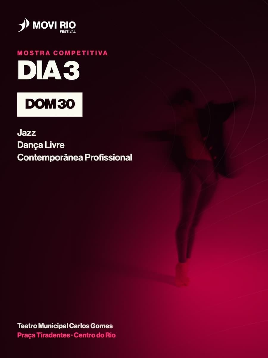 Arte de divulgação — Mostra Competitiva — dia 3